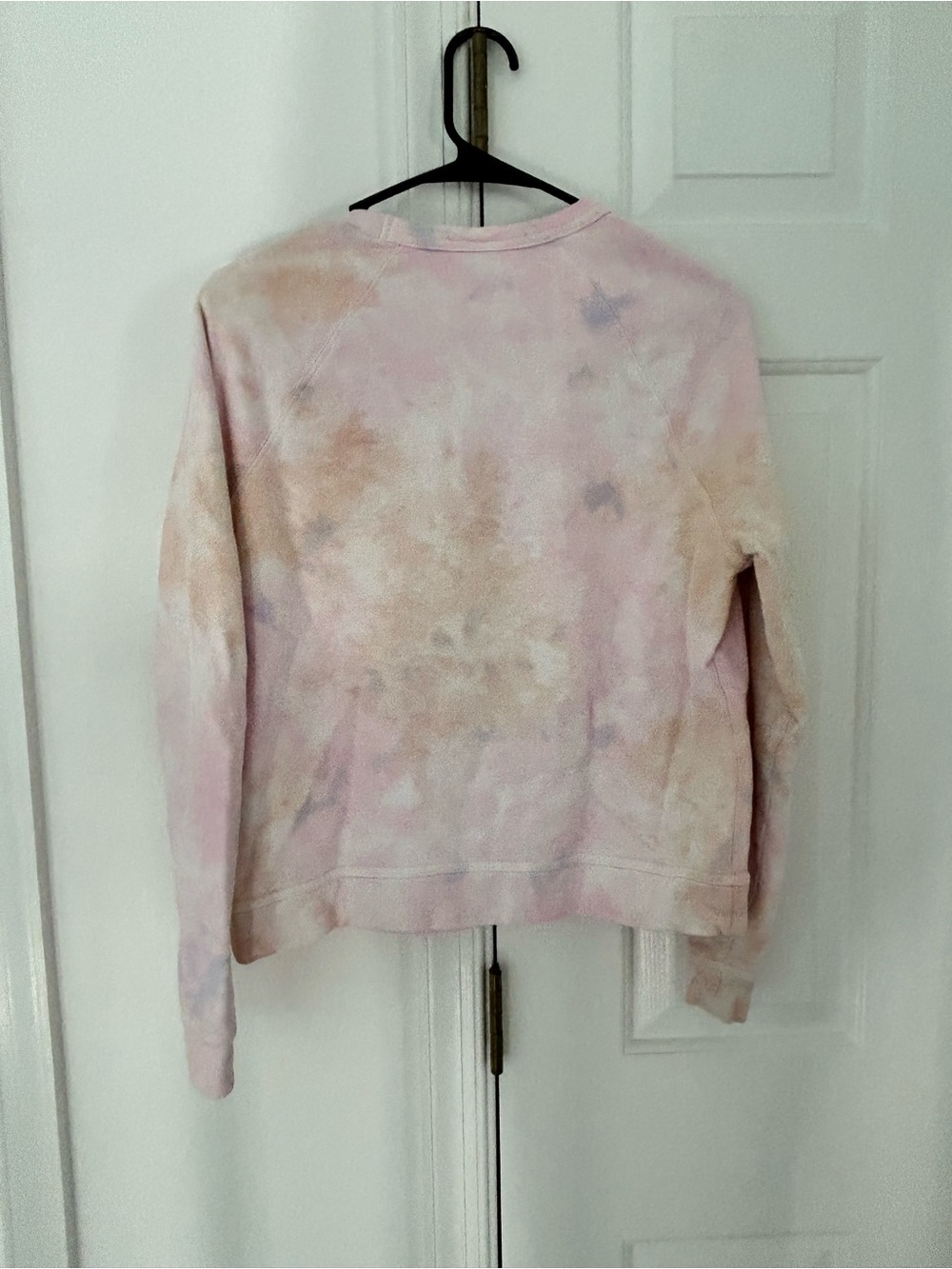 Universal Thread Pastel Tie-Dye Sweatshirt in Pink Peach Lavender - Picture 2 of 3